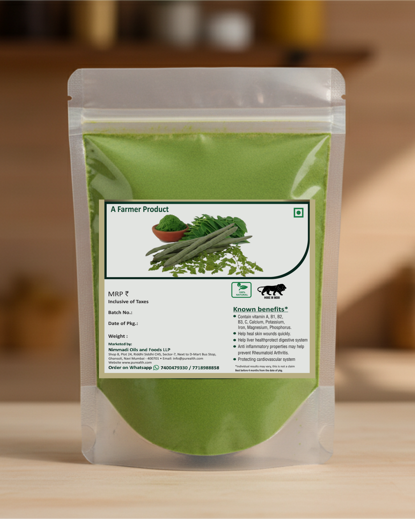 Purealth Moringa Powder