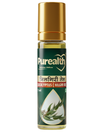 Purealth Eucalyptus (Nilgiri) Oil (Pack of 3 x 7ml)