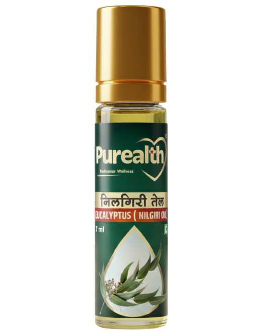 Purealth Eucalyptus (Nilgiri) Oil (Pack of 3 x 7ml)