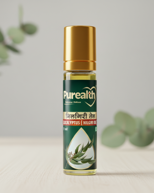 Purealth Eucalyptus (Nilgiri) Oil (Pack of 3 x 7ml)