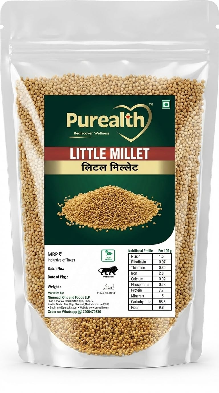 Purealth little millet, 500 g pack