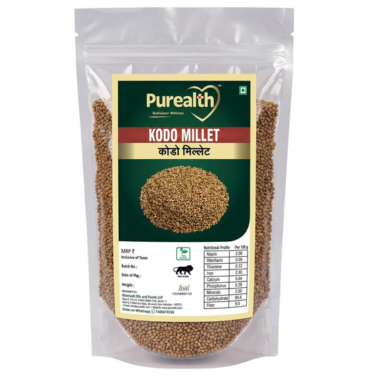 Purealth kodo millet, 500 g pack